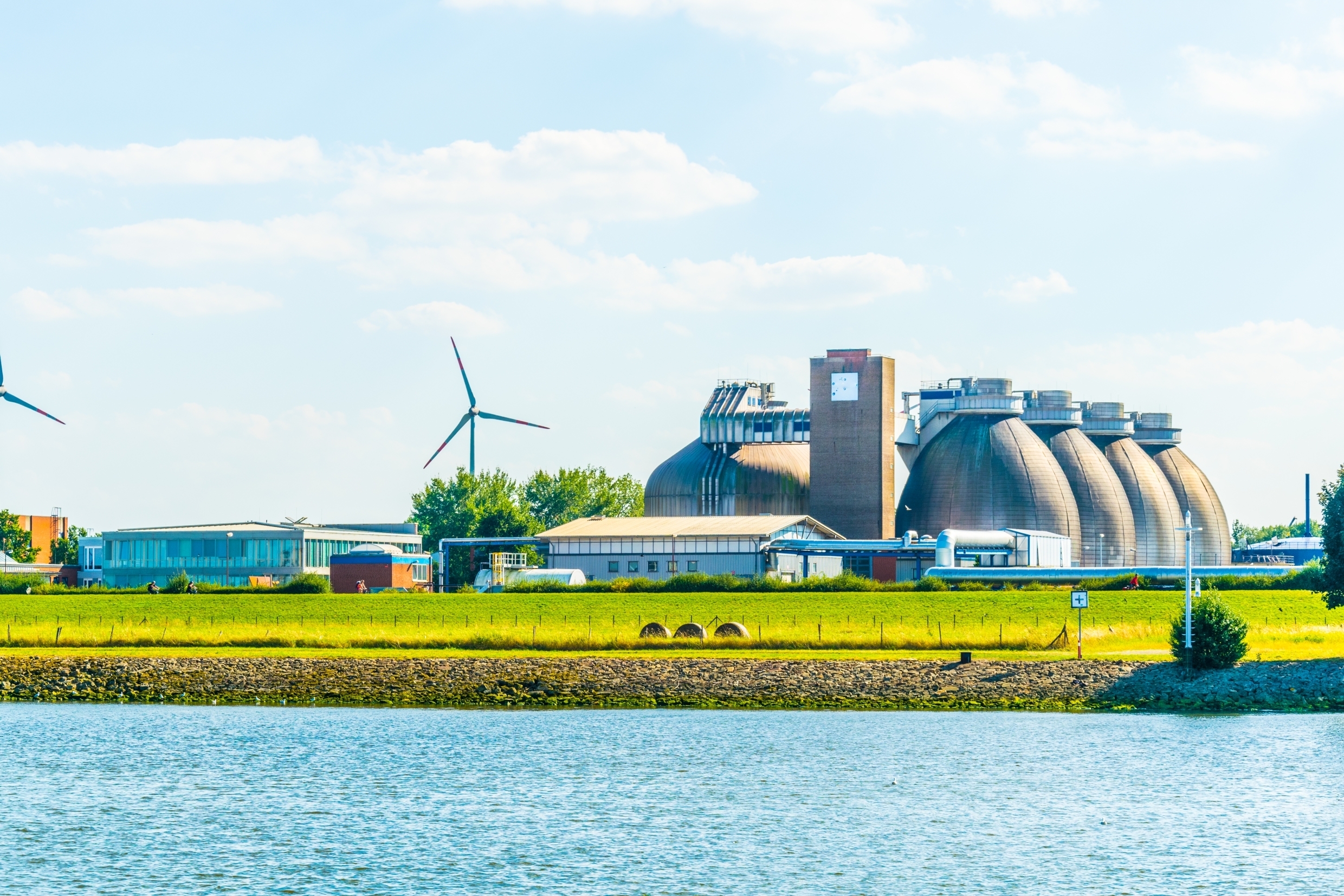 Modern,Biogas,Factory,In,Bremen,,Germany