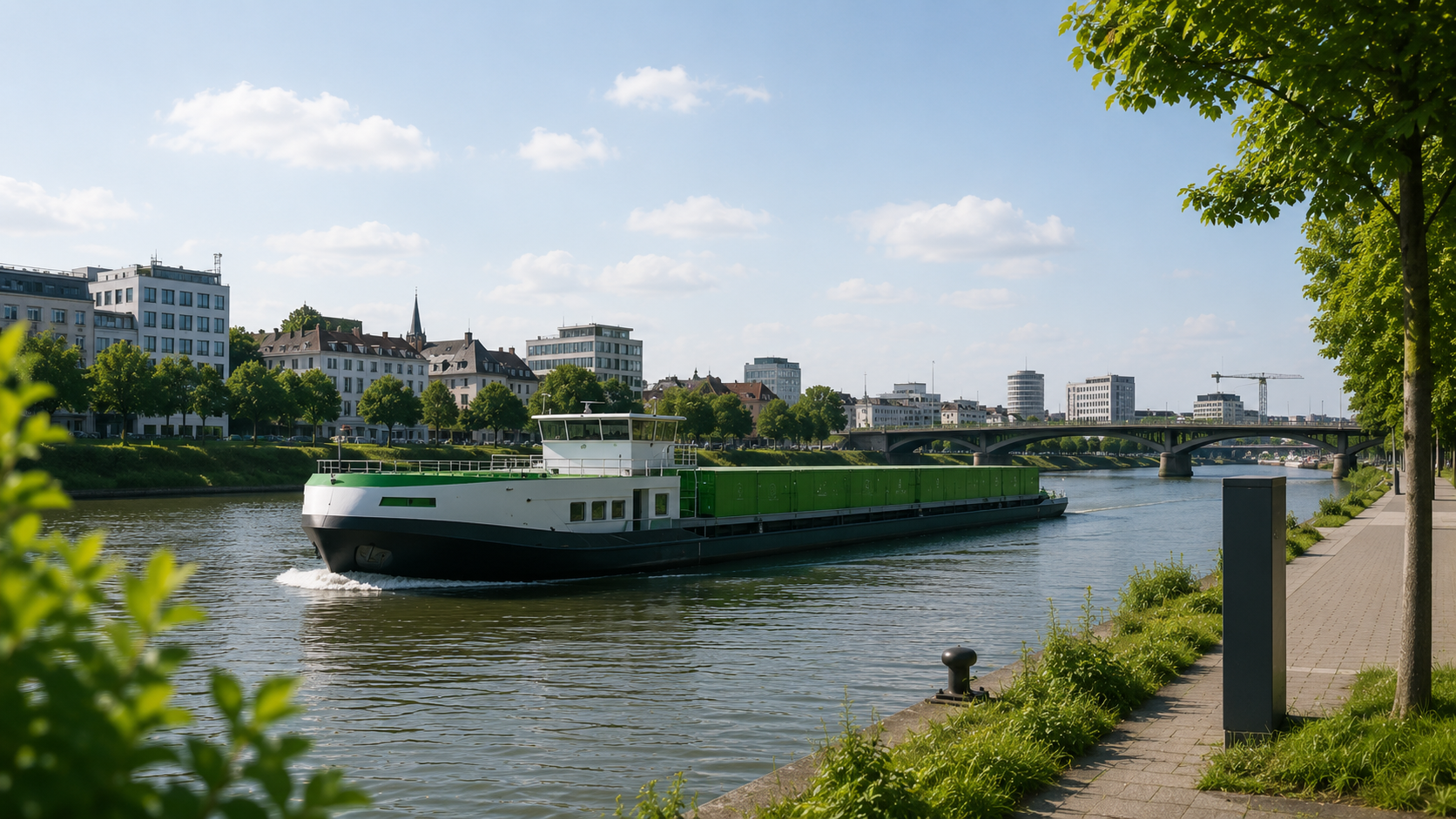 Fördermittel für grüne Binnenschifffahrtskorridore